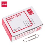 DELI LARGE PAPER CLIPS 33MM PACK 100
