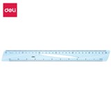 DELI PLASTIC RULER 30CM BLUE