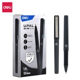 DELI UPAL PREMIUM GEL PEN MEDIUM 10MM BLACK BOX 12