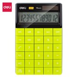 DELI DESKTOP CALCULATOR 12 DIGITS GREEN