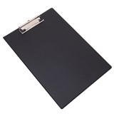 DELI CLIPBOARD PVC A4 BLACK