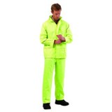 WORKIT RSHV HI VIS RAIN SUIT  YELLOW  SIZE LARGE