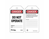 Masterlock S4002 Weatherproof Safety Tag Danger Do Not Operate Pack6