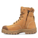 OLIVER AT 45632Z 150MM ZIP SIDED SAFETY BOOT WITH SCUFF CAP  WHEAT  SIZE 6 UK