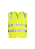SYZMIK HI VIS SAFETY VEST WITH REFLECTIVE TAPE  YELLOW  SIZE 3XL