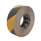 SELF ADHESIVE NON SLIP HAZARD TAPE  YELLOW  BLACK 18M X 50MM