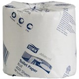 TORK 0000234 T4 ADVANCED SOFT TOILET TISSUE ROLL WRAPPED 2PLY 400 SHEET WHITE CARTON 48