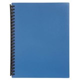 DISPLAY BOOK REFILLABLE 20 POCKET A4 BLUE