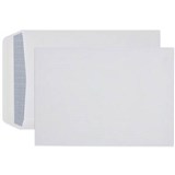 CUMBERLAND C4 ENVELOPES POCKET PLAINFACE STRIP SEAL 90GSM 324 X 229MM WHITE BOX 250