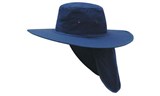 CANVAS FULL BRIM SUN HAT  NAVY  SIZE LARGE 59CM