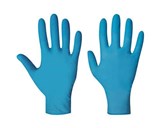 YSF NITRILE DISPOSABLE GLOVES BLUE PACK 100  SIZE SMALL
