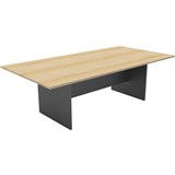 RAPID WORKER BOARDROOM TABLE 2400 L X 1200MM W x 900MM HIGH OAKIRONSTONE