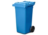 120L WHEELIE BIN WITH LID  BLUE
