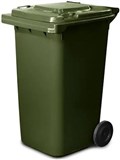 240L WHEELIE BIN WITH LID  GREEN