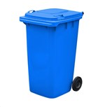 240L WHEELIE BIN WITH LID  BLUE