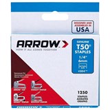 ARROW 6MM T50 STAPLES  1250 PACK