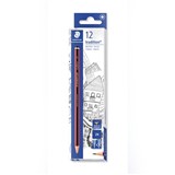 STAEDTLER 110 TRADITION GRAPHITE PENCILS 2H BOX 12