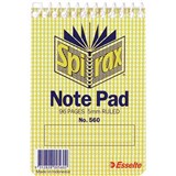 SPIRAX 560 POCKET NOTEBOOK SPIRAL BOUND TOP OPEN 96 PAGE 112 X 77MM