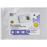 MARBIG HEAVY DUTY SHEET PROTECTORS LANDSCAPE A3 PACK 100