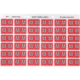 AVERY 43313 LATERAL FILE LABEL SIDE TAB COLOUR CODE M 25 X 38MM PINK PACK 180