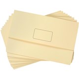 MARBIG SLIMPICK DOCUMENT WALLET FOOLSCAP LIGHT BUFF EACH