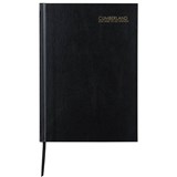 CUMBERLAND 57ECBK CASEBOUND DIARY WEEK TO VIEW A5 BLACK  2027