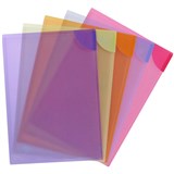 AVERY 68020 LOCK FILE DOCUMENT WALLET A4 ASSORTED PACK 5