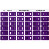 AVERY 43309 LATERAL FILE LABEL SIDE TAB COLOUR CODE I 25 X 38MM PURPLE PACK 180
