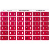 AVERY 43341 LATERAL FILE LABEL SIDE TAB YEAR CODE 1 25 X 38MM MAGENTA PACK 180
