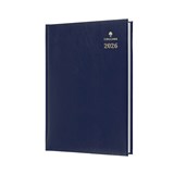COLLINS STERLING 144P59 DIARY DAY TO PAGE A4 NAVY BLUE