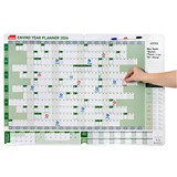 SASCO 86659 ENVIRO 870 X 610MM YEAR PLANNER  2027