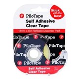 PILOTAPE CLEAR TAPE WITH DISPENSER 18MM X 33M