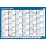 SASCO 10588 FRAMED 700 X 1000MM PLANNER YEARLY  2027