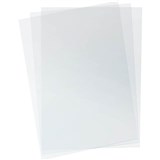 GOLD SOVEREIGN BINDING COVER 250 MICRON A4 CLEAR PACK 100