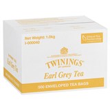 TWININGS EARL GREY ENVELOPE TEA BAGS CARTON 500