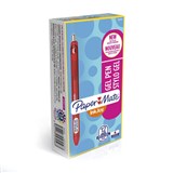 PAPERMATE INKJOY RETRACTABLE GEL PEN MEDIUM 07MM RED BOX 12