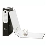 MARBIG LEVER ARCH FILE REINFORCED SPINE 75MM A4 MOTTLE BLACK