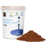 EDUCATIONAL COLOURS TEMPERA POWDER 450GM BROWN