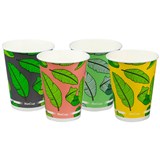 BIOPAK BIOCUP COLD PAPER CUP 390ML  12OZ ASSORTED PACK 50