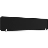 RAPIDLINE ECO PANEL DESK MOUNTED SCREEN 1790 X 384MM BLACK