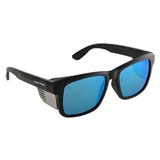 FRONTSIDE SAFETY GLASSES POLARISED BLUEREVO LENS WITH BLACK FRAME