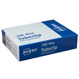 AVERY 44009B TUBECLIP BLUE BOX 100