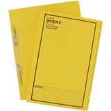 AVERY 85404 SPIRAL SPRING ACTION FILE FOOLSCAP YELLOW
