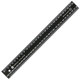 MARBIG ENVIRO RECYCLED RULER 300MM BLACK