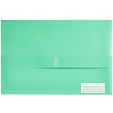 MARBIG POLYPICK DOCUMENT WALLET FOOLSCAP TEAL
