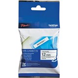 BROTHER MK231 LAMINATED LABELLING TAPE 12MM BLACK ON WHITE
