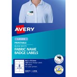 AVERY 959171 L7418 FABRIC NAME LABELS 8UP WHITE PACK 15