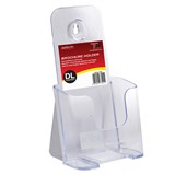 DEFLECTO BROCHURE HOLDER DL CLEAR