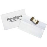 REXEL ID NAME BADGE MAGNETIC PACK 10