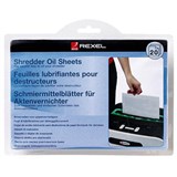 REXEL SHREDDER OIL SHEETS PACK 20